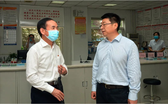 西安市副市长贠笑冬一行深入AG一飞冲天临潼社区考察调研--AG一飞冲天